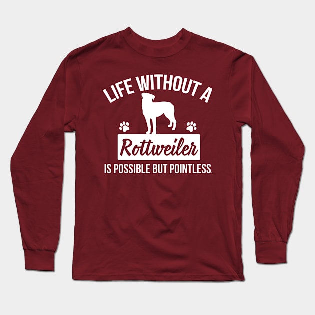 Rottweiler Long Sleeve T-Shirt by nektarinchen